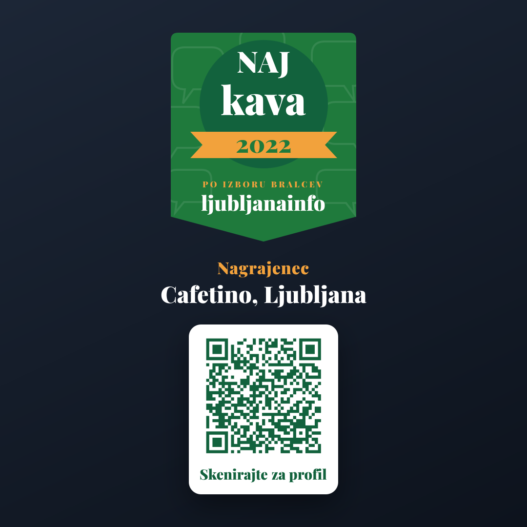 Predogled (Instagram / FB objava) za Cafetino, Ljubljana