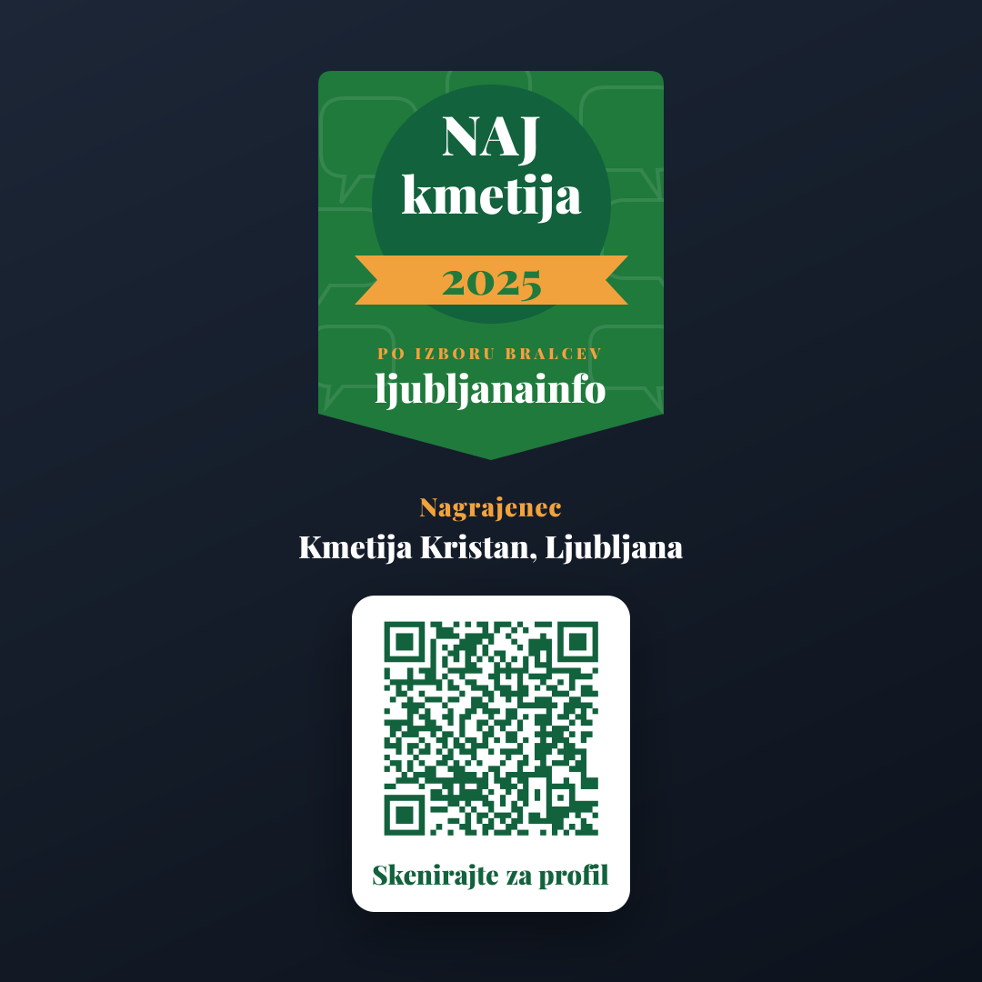 Predogled (Instagram / FB objava) za Kmetija Kristan, Ljubljana