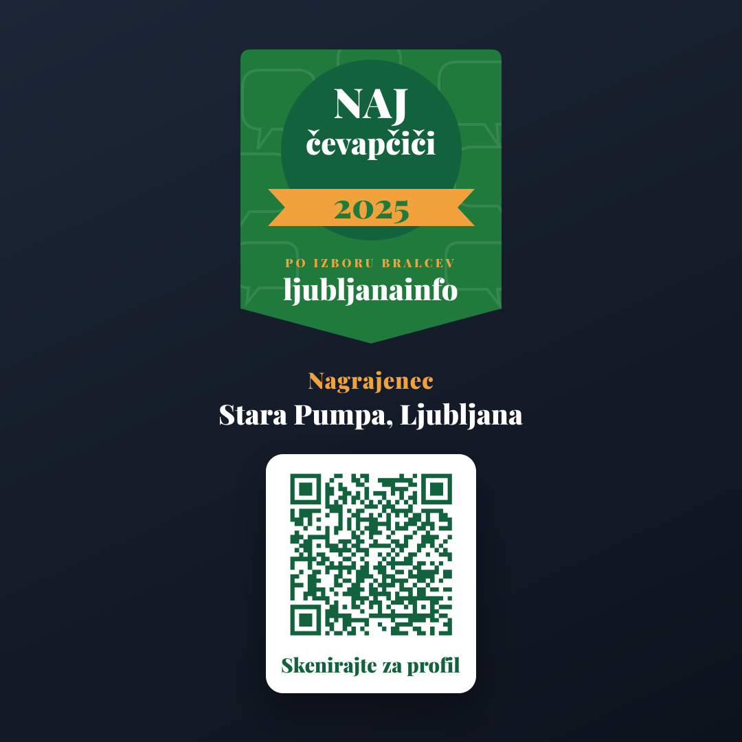 Predogled (Instagram / FB objava) za Stara Pumpa, Ljubljana
